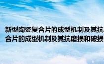 新型陶瓷复合片的成型机制及其抗磨损和破损性能研究(对于新型陶瓷复合片的成型机制及其抗磨损和破损性能研究简单介绍)