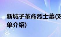 新城子革命烈士墓(对于新城子革命烈士墓简单介绍)