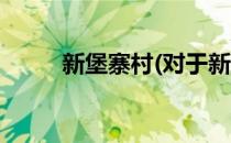 新堡寨村(对于新堡寨村简单介绍)