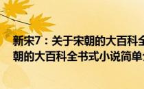 新宋7：关于宋朝的大百科全书式小说(对于新宋7：关于宋朝的大百科全书式小说简单介绍)
