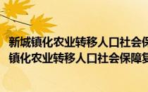 新城镇化农业转移人口社会保障复合补偿机制研究(对于新城镇化农业转移人口社会保障复合补偿机制研究简单介绍)