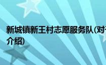 新城镇新王村志愿服务队(对于新城镇新王村志愿服务队简单介绍)