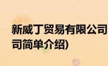 新威丁贸易有限公司(对于新威丁贸易有限公司简单介绍)