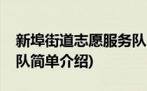 新埠街道志愿服务队(对于新埠街道志愿服务队简单介绍)