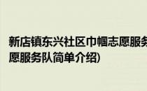 新店镇东兴社区巾帼志愿服务队(对于新店镇东兴社区巾帼志愿服务队简单介绍)