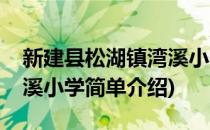 新建县松湖镇湾溪小学(对于新建县松湖镇湾溪小学简单介绍)
