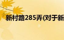 新村路285弄(对于新村路285弄简单介绍)