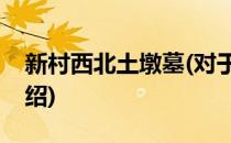 新村西北土墩墓(对于新村西北土墩墓简单介绍)