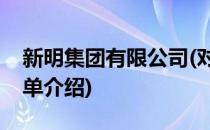 新明集团有限公司(对于新明集团有限公司简单介绍)