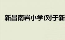 新昌南岩小学(对于新昌南岩小学简单介绍)