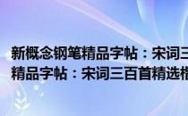 新概念钢笔精品字帖：宋词三百首精选楷书(对于新概念钢笔精品字帖：宋词三百首精选楷书简单介绍)