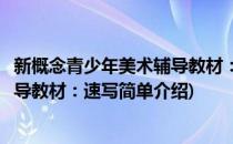 新概念青少年美术辅导教材：速写(对于新概念青少年美术辅导教材：速写简单介绍)