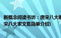 新概念阅读书坊：唐宋八大家文集(对于新概念阅读书坊：唐宋八大家文集简单介绍)