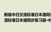 新版中日交流标准日本语同步练习册·中级(对于新版中日交流标准日本语同步练习册·中级简单介绍)