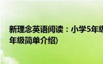 新理念英语阅读：小学5年级(对于新理念英语阅读：小学5年级简单介绍)