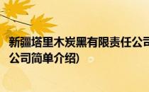 新疆塔里木炭黑有限责任公司(对于新疆塔里木炭黑有限责任公司简单介绍)