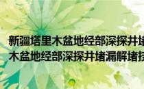 新疆塔里木盆地经部深探井堵漏解堵技术研究(对于新疆塔里木盆地经部深探井堵漏解堵技术研究简单介绍)