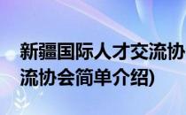 新疆国际人才交流协会(对于新疆国际人才交流协会简单介绍)