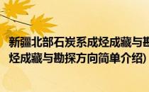 新疆北部石炭系成烃成藏与勘探方向(对于新疆北部石炭系成烃成藏与勘探方向简单介绍)