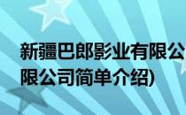 新疆巴郎影业有限公司(对于新疆巴郎影业有限公司简单介绍)