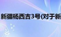 新疆杨西吉3号(对于新疆杨西吉3号简单介绍)