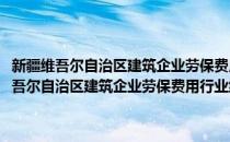 新疆维吾尔自治区建筑企业劳保费用行业统筹管理实施细则(对于新疆维吾尔自治区建筑企业劳保费用行业统筹管理实施细则简单介绍)