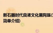 新石器时代良渚文化黑陶簋(对于新石器时代良渚文化黑陶簋简单介绍)