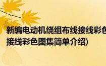 新编电动机绕组布线接线彩色图集(对于新编电动机绕组布线接线彩色图集简单介绍)