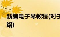 新编电子琴教程(对于新编电子琴教程简单介绍)