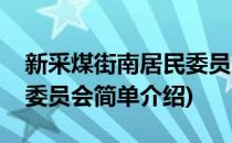 新采煤街南居民委员会(对于新采煤街南居民委员会简单介绍)