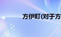 方伊町(对于方伊町简单介绍)
