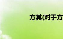 方其(对于方其简单介绍)