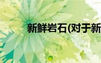 新鲜岩石(对于新鲜岩石简单介绍)