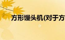 方形馒头机(对于方形馒头机简单介绍)