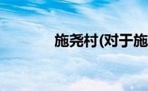 施尧村(对于施尧村简单介绍)