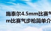 施泰尔4.5mm比赛气步枪(对于施泰尔4.5mm比赛气步枪简单介绍)