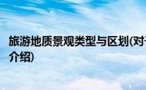 旅游地质景观类型与区划(对于旅游地质景观类型与区划简单介绍)