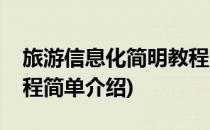 旅游信息化简明教程(对于旅游信息化简明教程简单介绍)