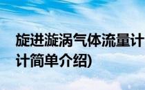 旋进漩涡气体流量计(对于旋进漩涡气体流量计简单介绍)
