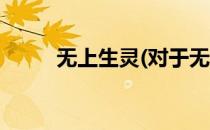 无上生灵(对于无上生灵简单介绍)