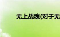 无上战魂(对于无上战魂简单介绍)