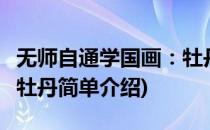无师自通学国画：牡丹(对于无师自通学国画：牡丹简单介绍)