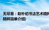 无尽意：赵朴初书法艺术精粹(对于无尽意：赵朴初书法艺术精粹简单介绍)