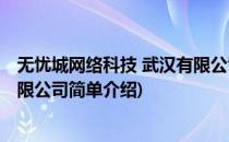 无忧城网络科技 武汉有限公司(对于无忧城网络科技 武汉有限公司简单介绍)