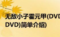 无敌小子霍元甲(DVD)(对于无敌小子霍元甲(DVD)简单介绍)