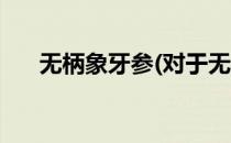 无柄象牙参(对于无柄象牙参简单介绍)