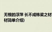 无根的浮萍 长不成栋梁之材(对于无根的浮萍 长不成栋梁之材简单介绍)