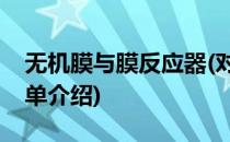 无机膜与膜反应器(对于无机膜与膜反应器简单介绍)