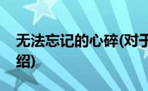 无法忘记的心碎(对于无法忘记的心碎简单介绍)