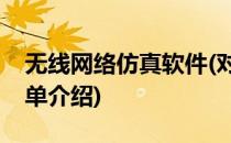 无线网络仿真软件(对于无线网络仿真软件简单介绍)
